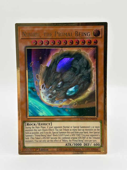 Nibiru, the Primal Being MAGO-EN019 Maximum Gold 1st Edition Yu-Gi-Oh! FRENLY BRICKS - Open 7 Days