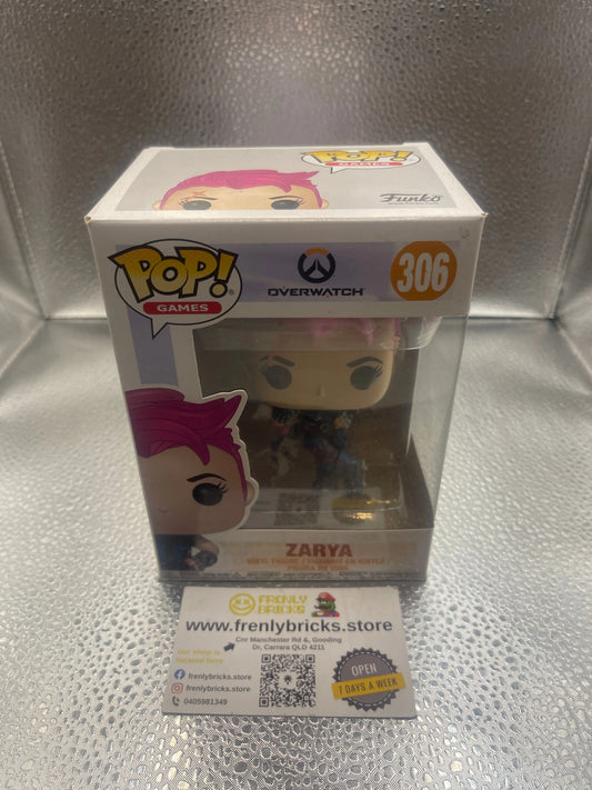 Funko POP! Games Overwatch #306 Zarya FRENLY BRICKS - Open 7 Days