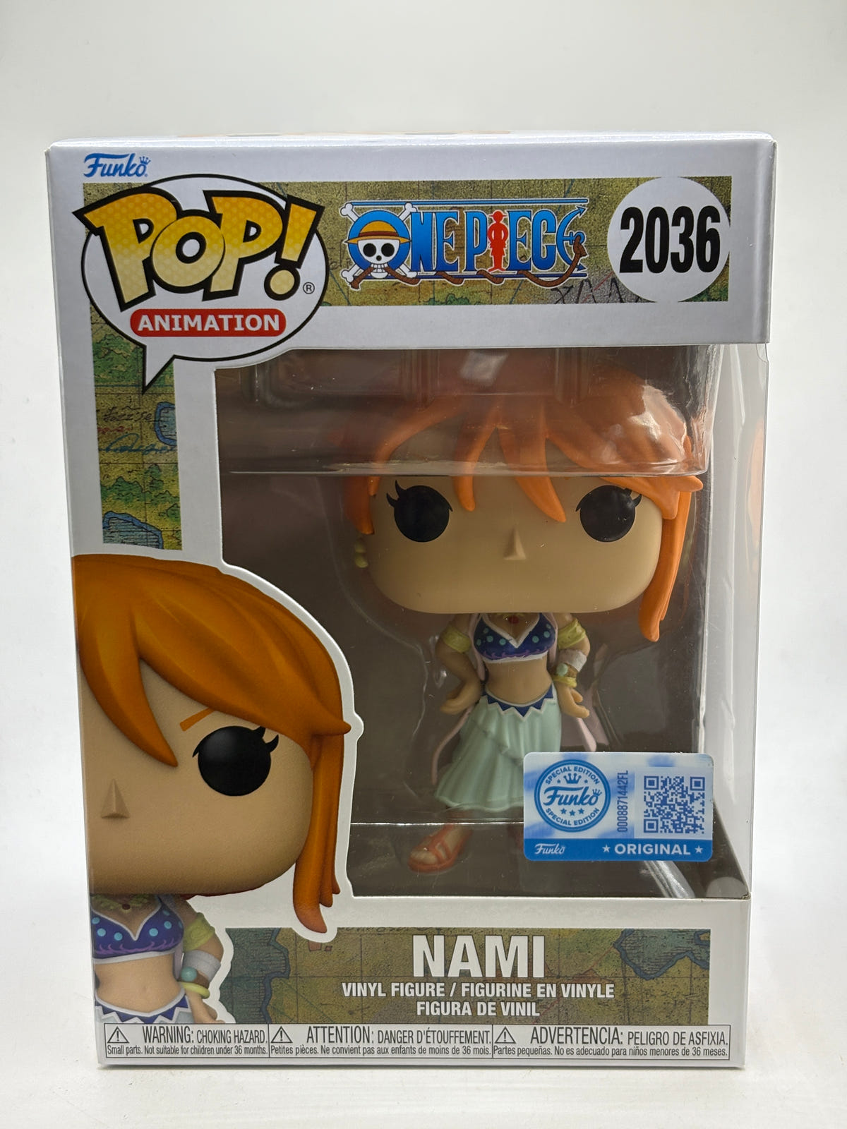Funko POP! Animation One Piece #2036 Nami Vinyl Figure image 1