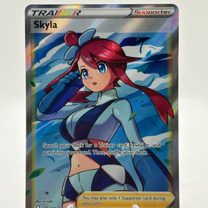 Pokemon TCG Sword & Shield Shining Fates - Skyla 072/072 Full Art Trainer NM FRENLY BRICKS - Open 7 Days