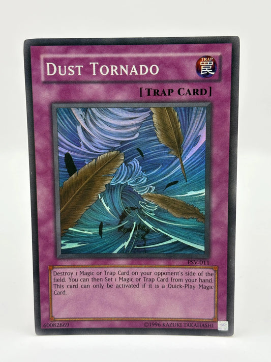 Yugioh Dust Tornado PSV-011 Super Rare Original Print NM Yu-Gi-Oh FRENLY BRICKS - Open 7 Days