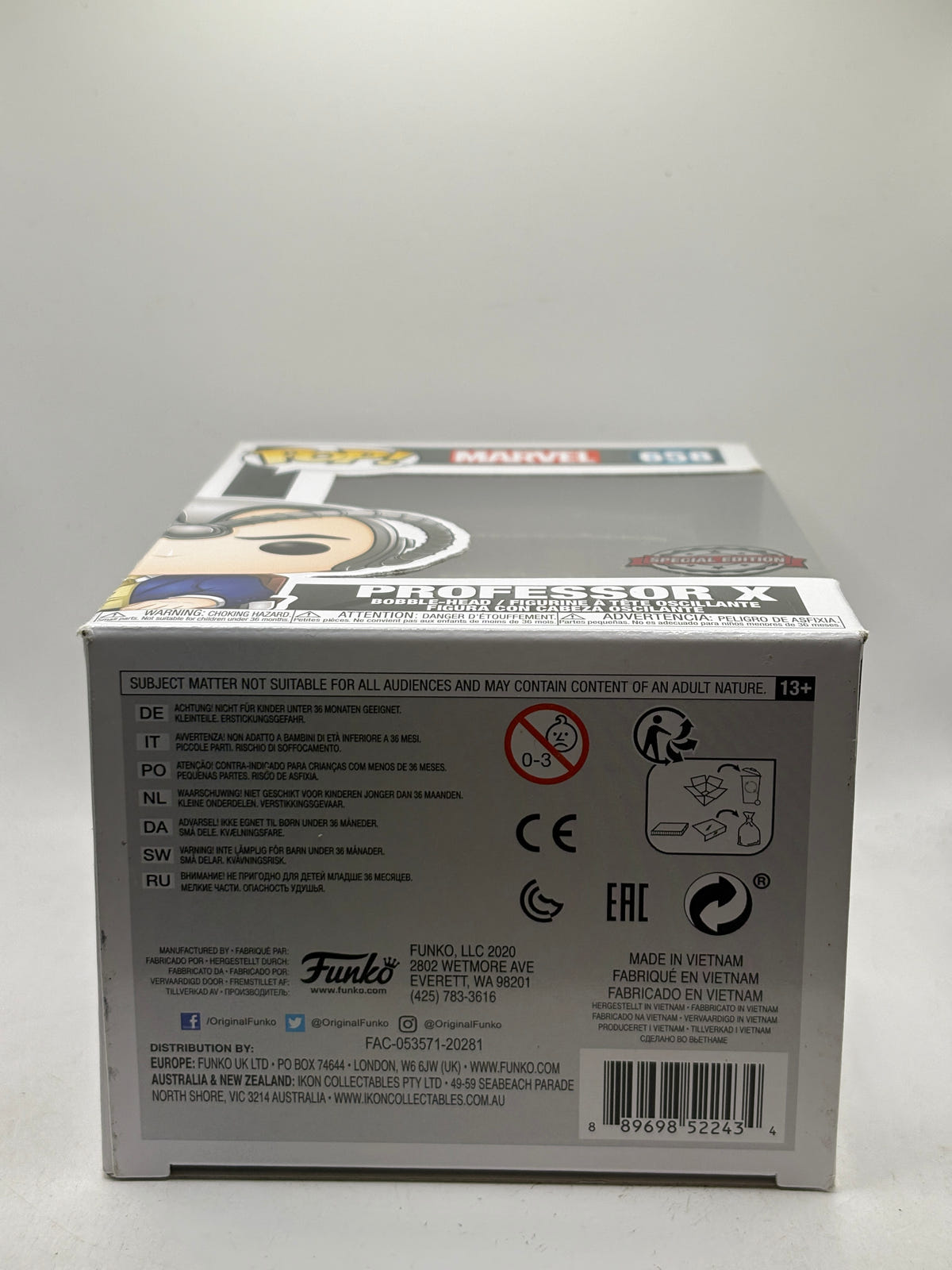 Funko POP! Marvel #658 Professor X Special Edition Vinyl Figure, photo 6 image 6