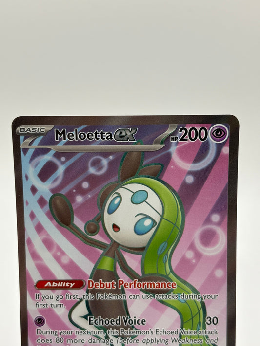 Pokemon TCG Black Bolt - Meloetta EX 159/086 Full Art Rare NM FRENLY BRICKS - Open 7 Days