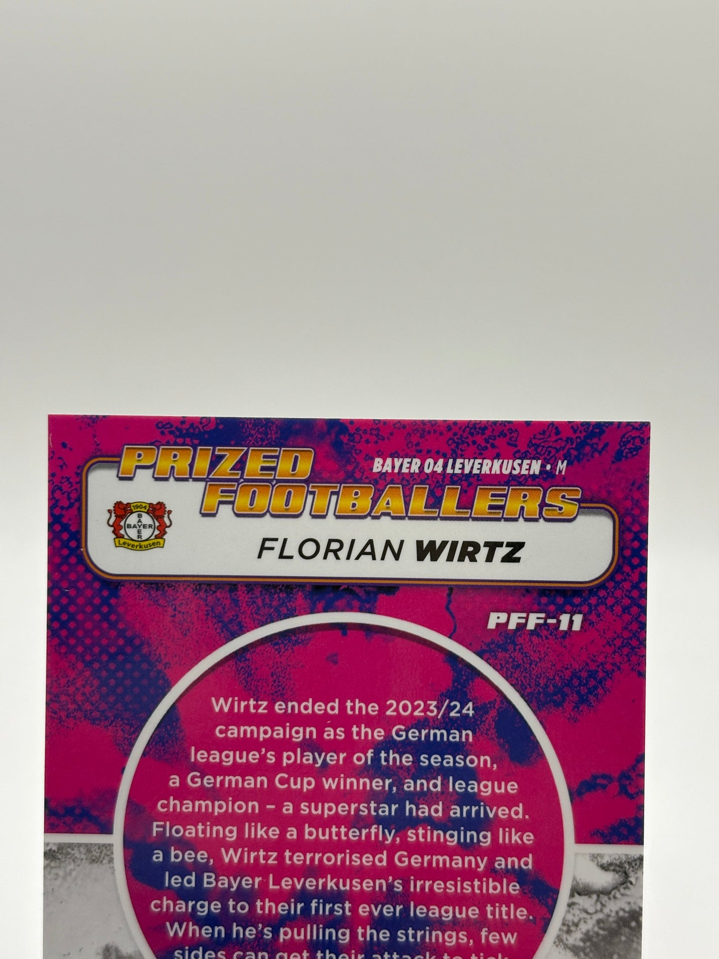 2024-25 Topps Finest UEFA Prized Footballers Fusion FLORIAN WIRTZ RED / RED FRENLY BRICKS - Open 7 Days