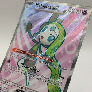 Pokemon TCG Black Bolt - Meloetta EX 159/086 Full Art Rare NM FRENLY BRICKS - Open 7 Days