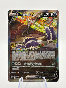 Pokemon TCG Sword & Shield Silver Tempest - Skuntank V 181/195 Full Art NM