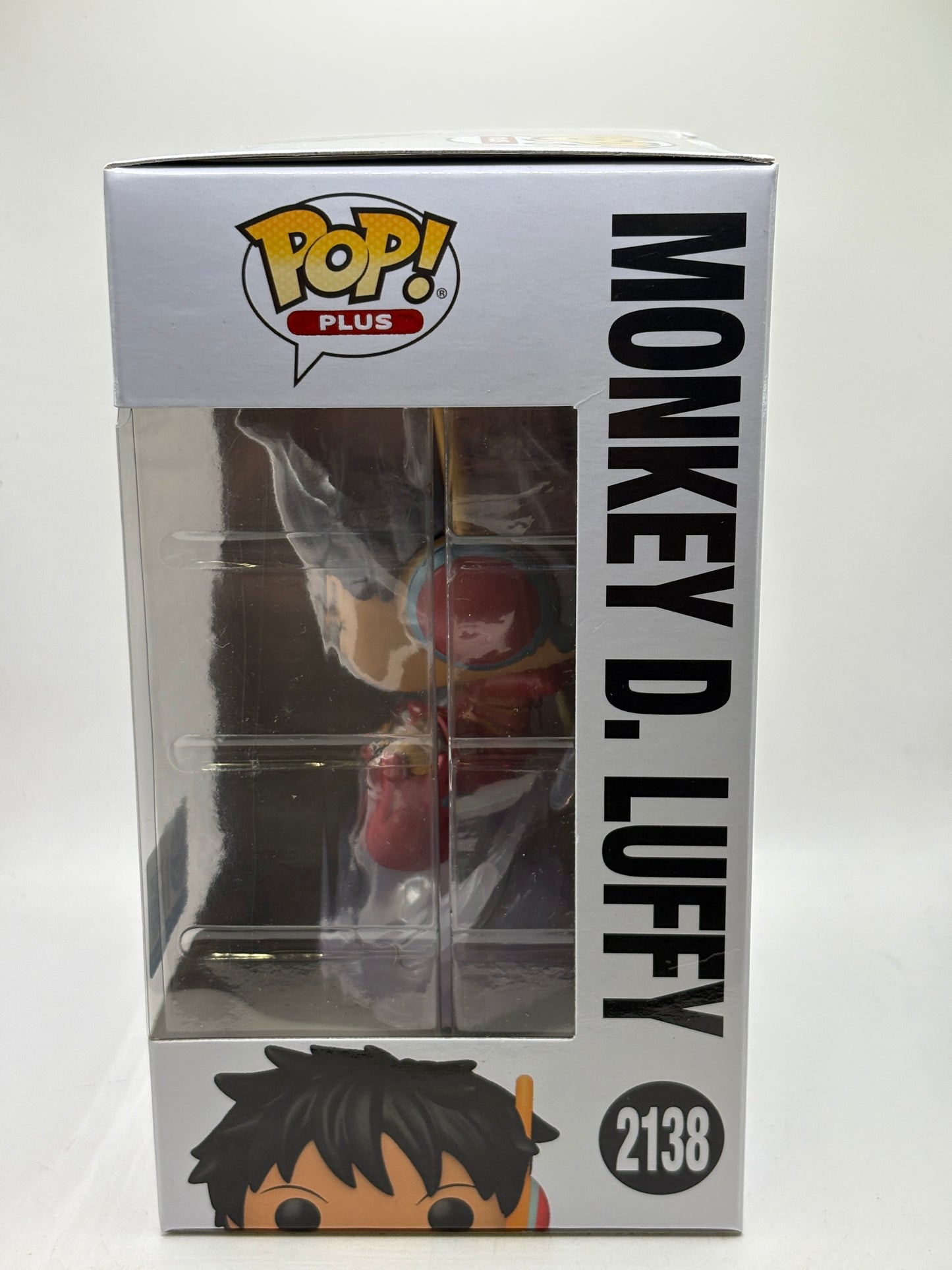 Funko POP! Plus One Piece #2138 Monkey D. Luffy Metallic Vinyl Figure