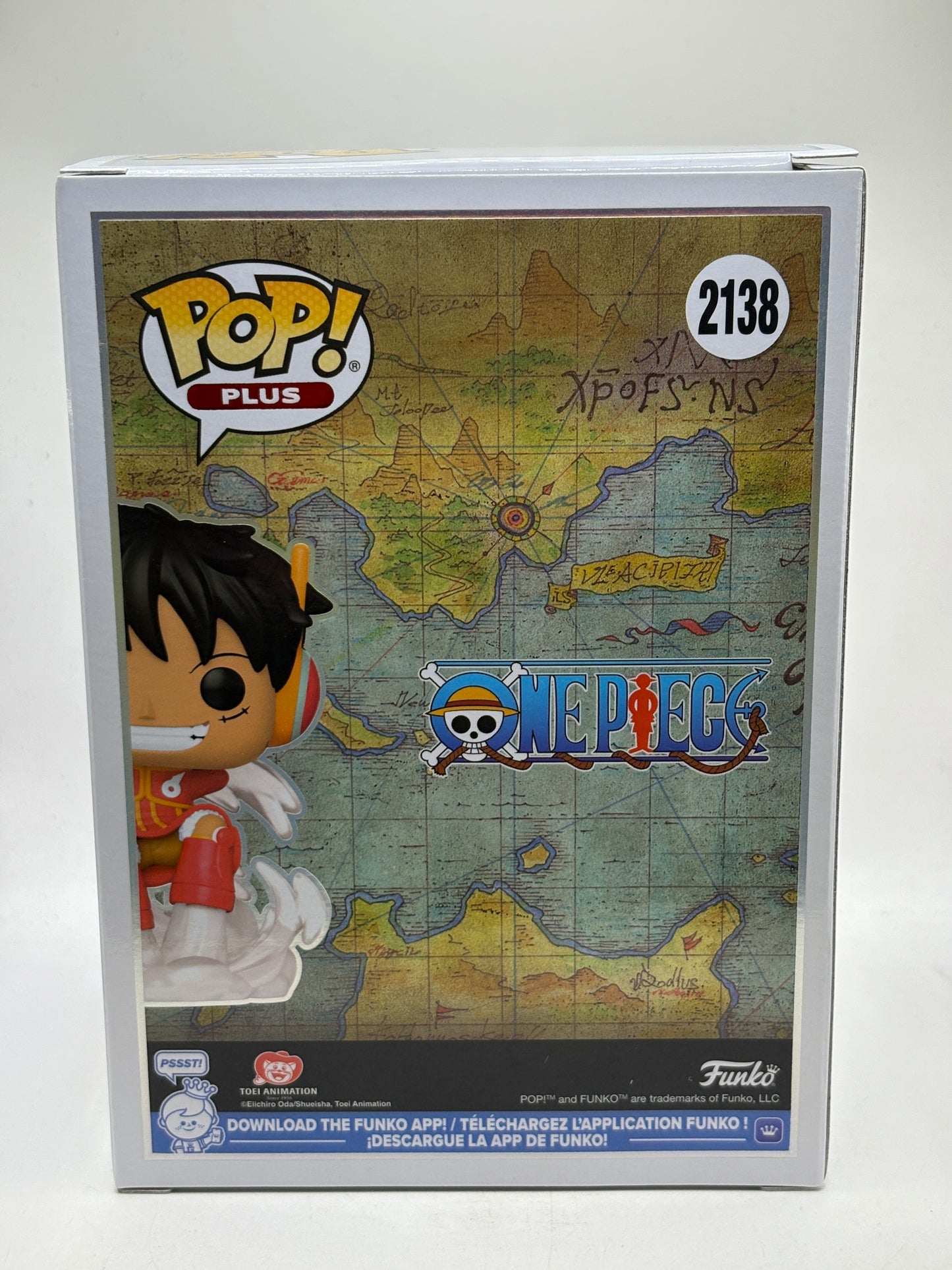 Funko POP! Plus One Piece #2138 Monkey D. Luffy Metallic Vinyl Figure