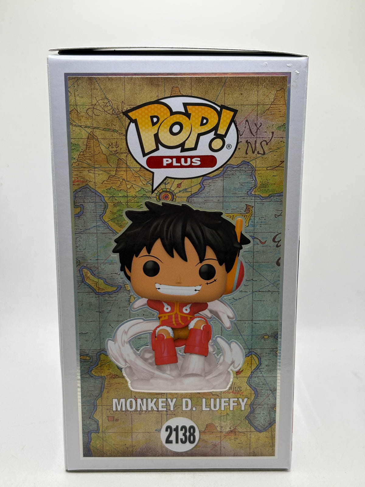 Funko POP! Plus One Piece #2138 Monkey D. Luffy Metallic Vinyl Figure, photo 4 image 4