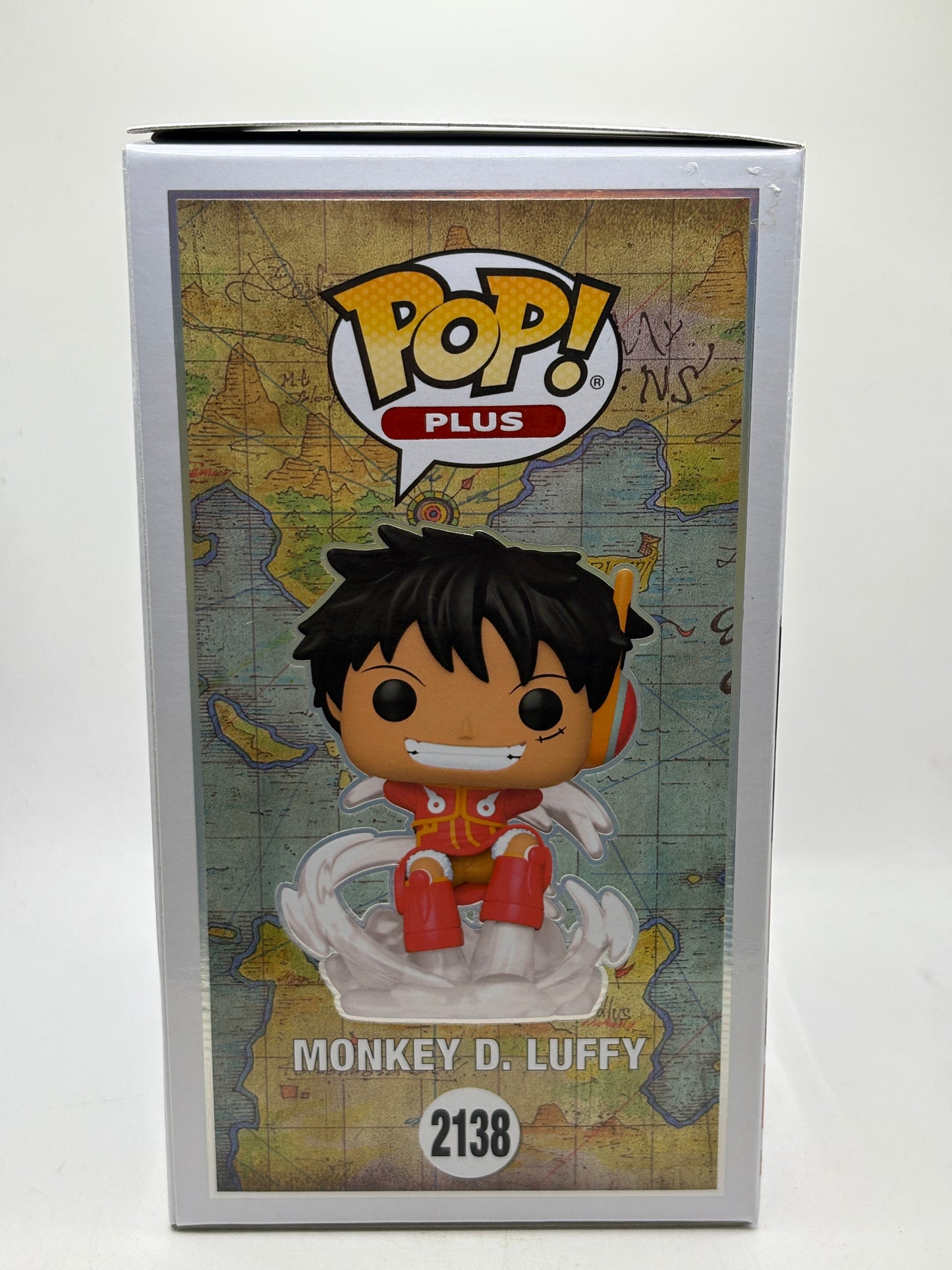 Funko POP! Plus One Piece #2138 Monkey D. Luffy Metallic Vinyl Figure