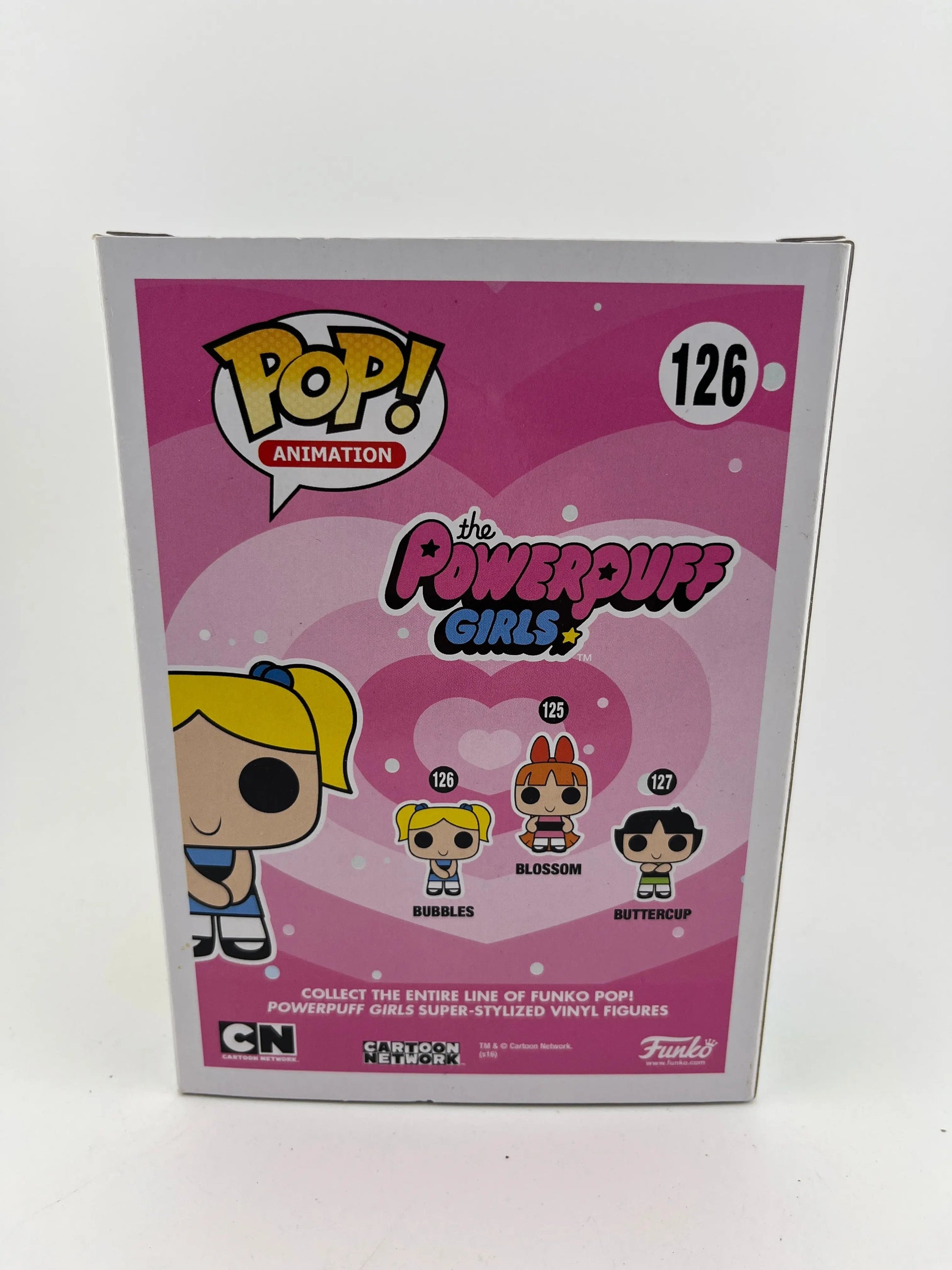 Funko POP Animation The Powerpuff Girls Bubbles #126 2016 Summer Convention Excl FRENLY BRICKS - Open 7 Days
