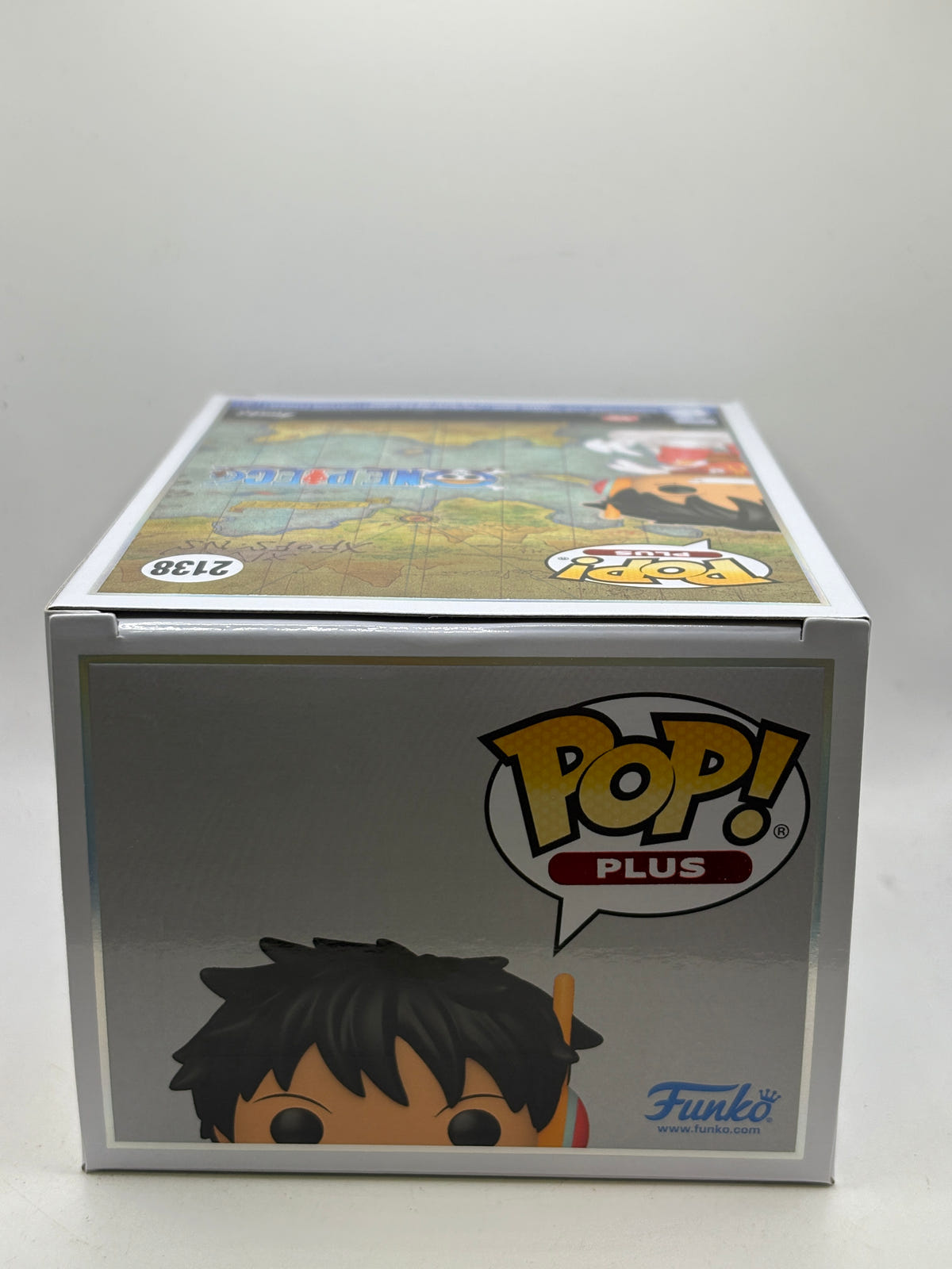 Funko POP! Plus One Piece #2138 Monkey D. Luffy Metallic Vinyl Figure, photo 5 image 5