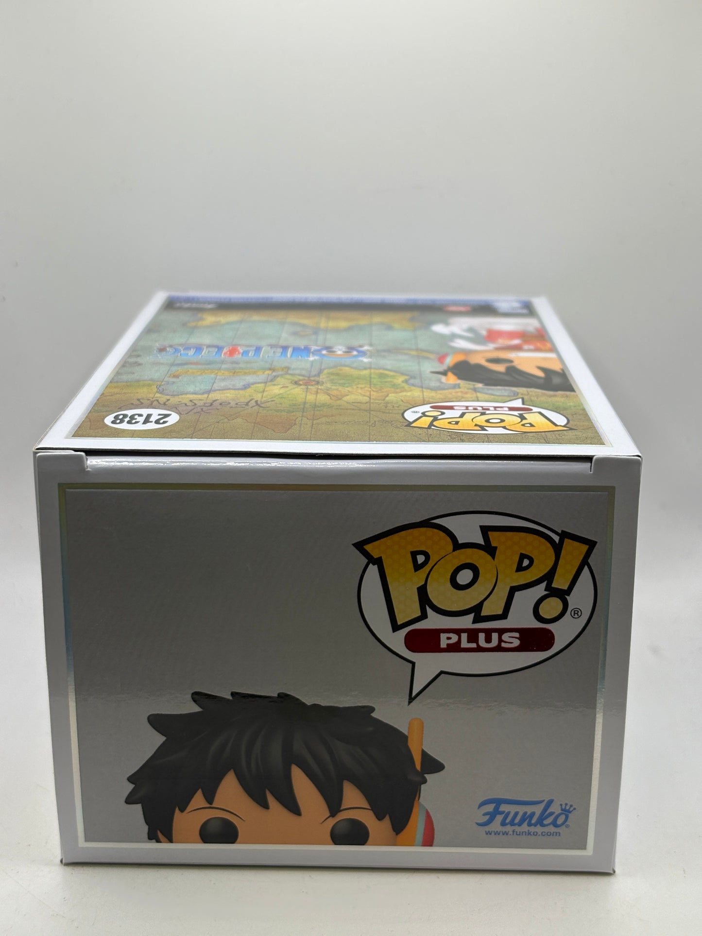 Funko POP! Plus One Piece #2138 Monkey D. Luffy Metallic Vinyl Figure