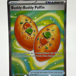 Pokemon TCG Mega Evolution - Buddy-Buddy Poffin 167/132 Ultra Rare Full Art NM FRENLY BRICKS - Open 7 Days
