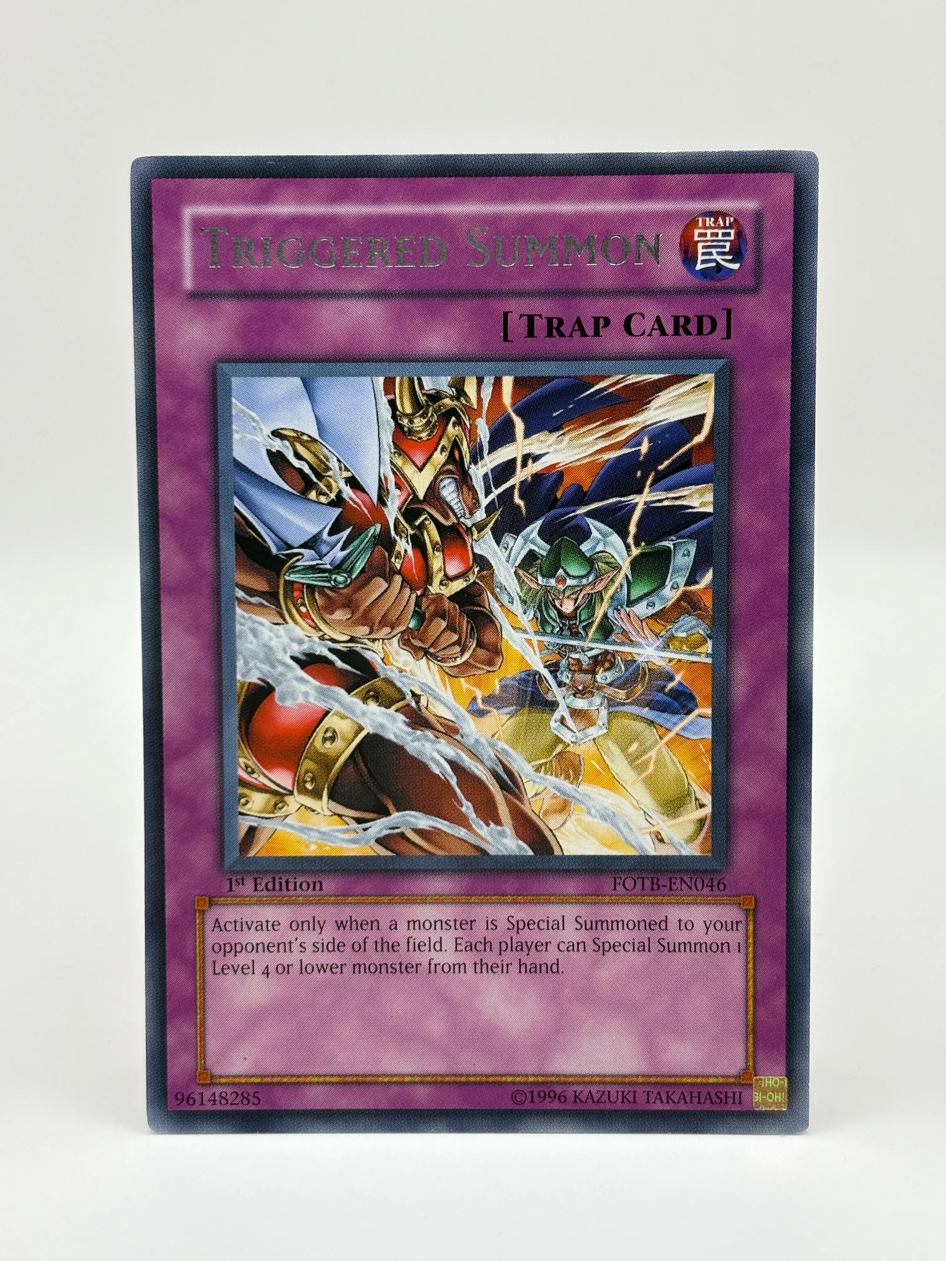 Yu-Gi-Oh Card - FOTB-EN046 - TRIGGERED SUMMON 1st Edition LP FRENLY BRICKS - Open 7 Days
