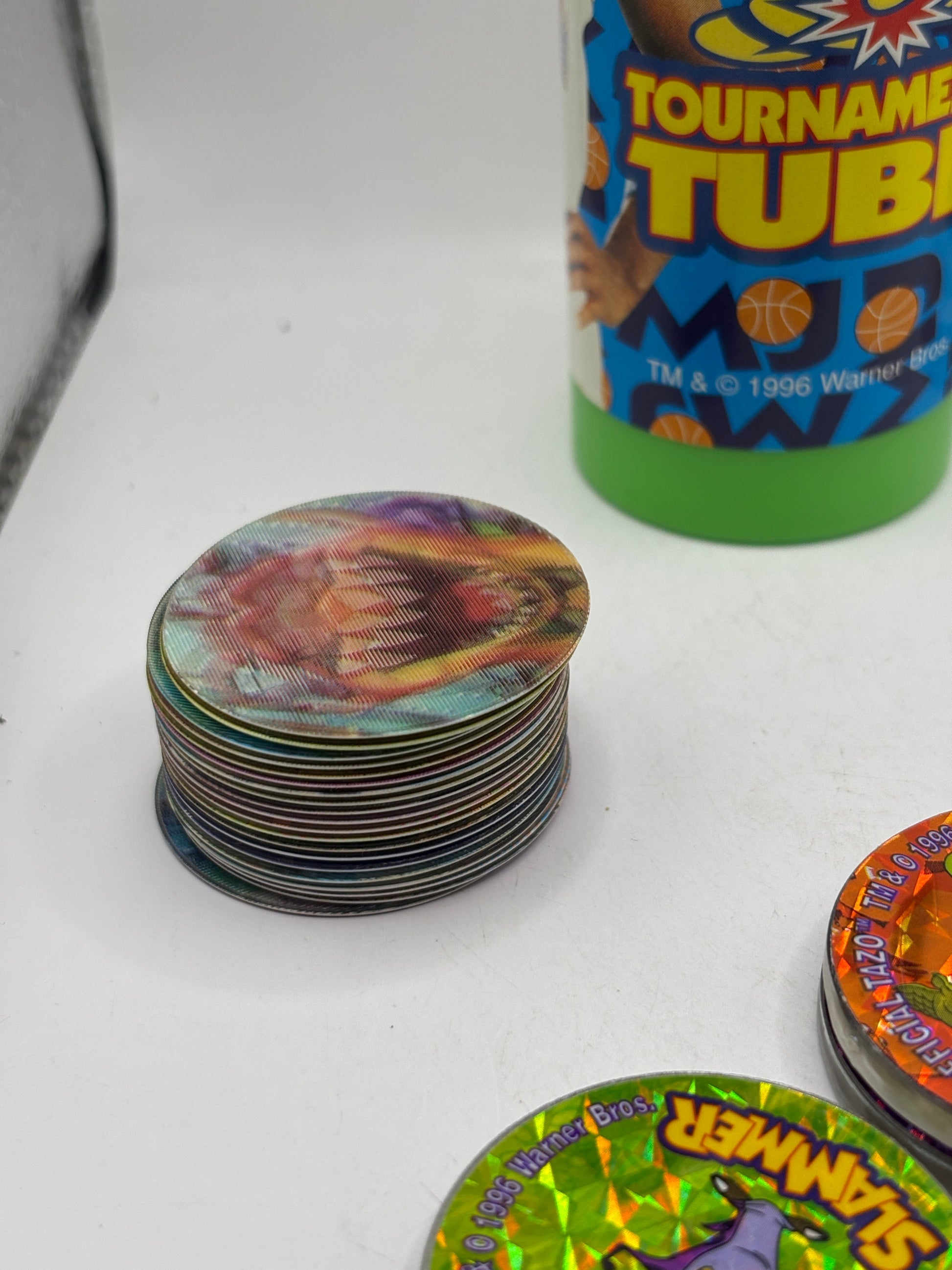 Michael Jordan Space Jam Tazo The Official Tournament Tube Looney Tunes FRENLY BRICKS - Open 7 Days