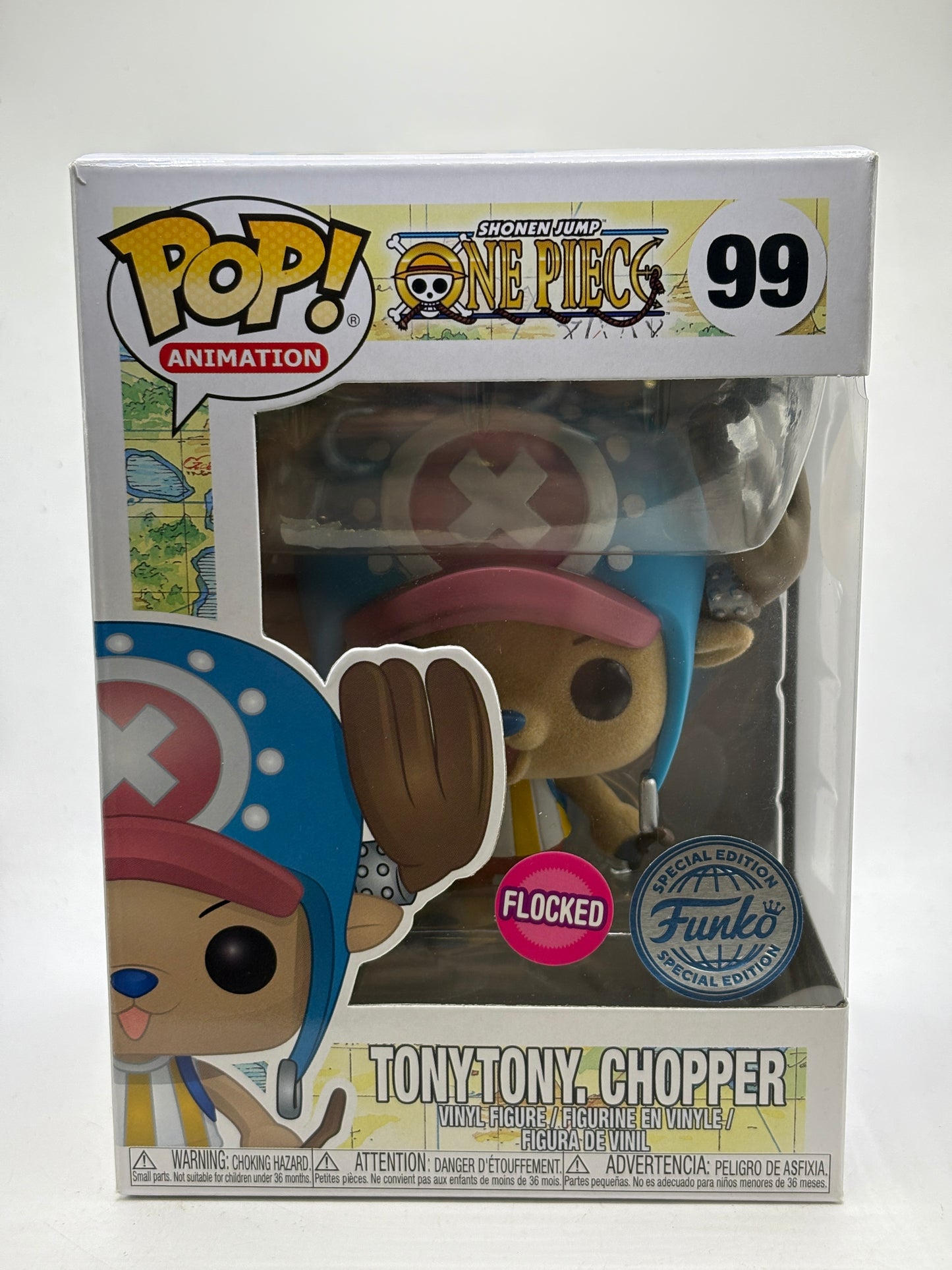 Funko POP! Animation One Piece #99 Tonytony. Chopper Flocked Special Edition (1)