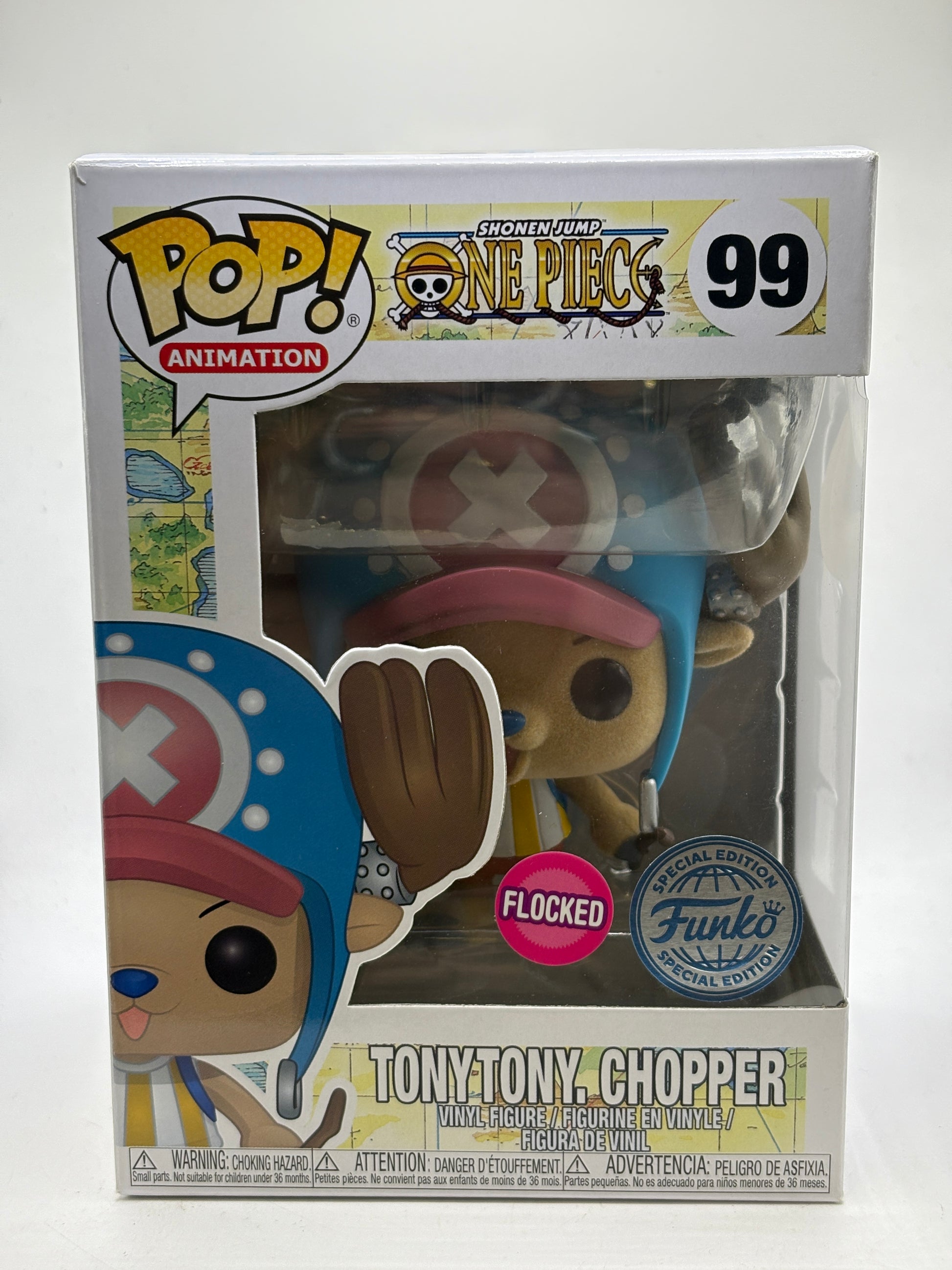 Funko POP! Animation One Piece #99 Tonytony. Chopper Flocked Special Edition (1) image 1