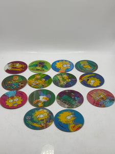 The Simpsons Tazo Magic Motion Lot Vintage 1990s