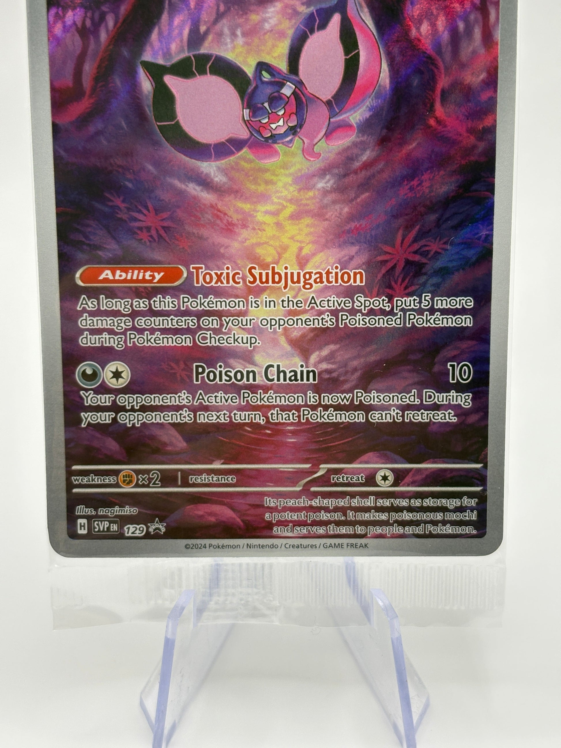 Pokemon TCG SVP Promos - Pecharunt SVP 129 Black Star Promo Illustration Sealed FRENLY BRICKS - Open 7 Days