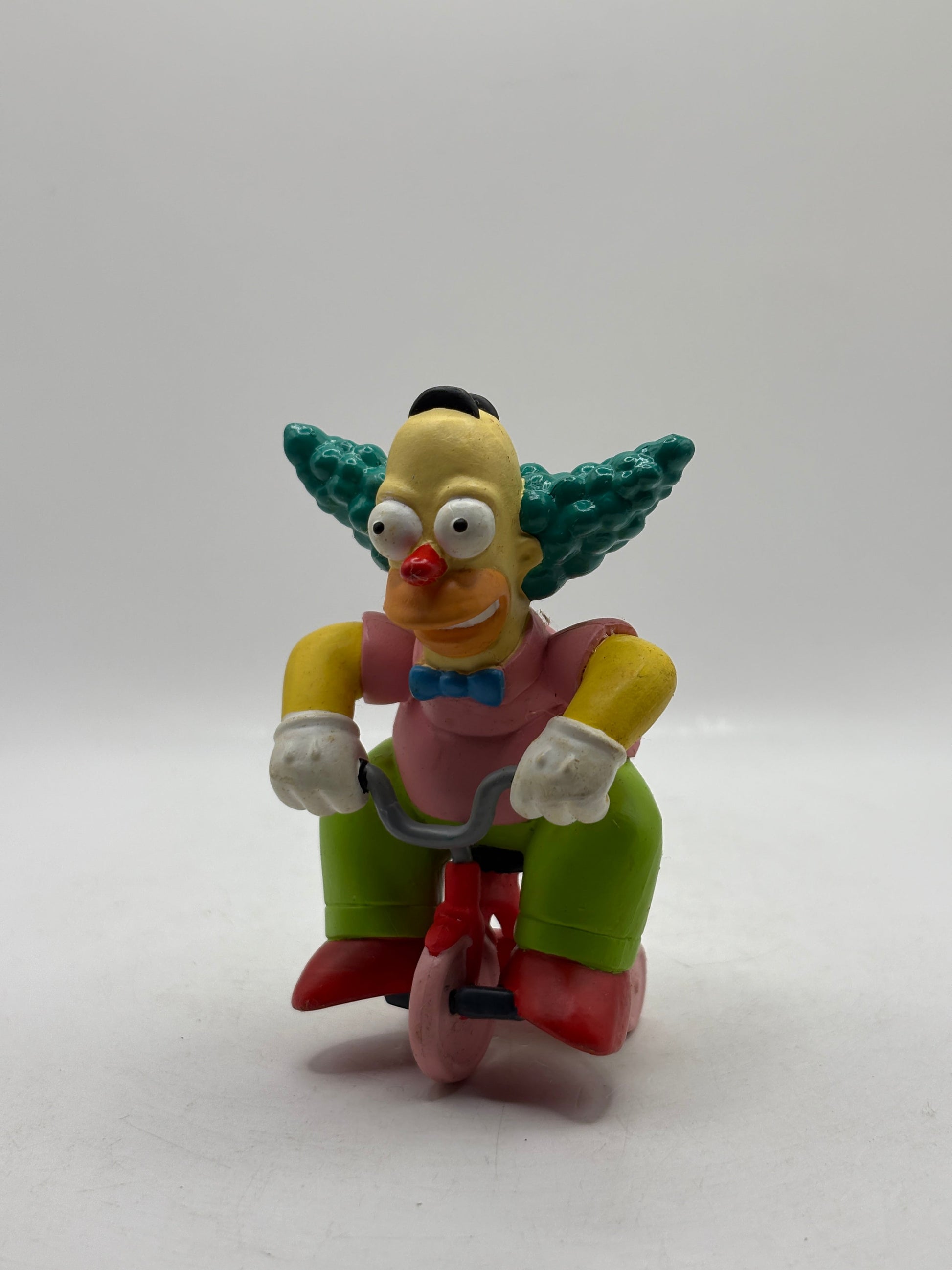 Vintage Krusty the Clown Tricycle Figure The Simpsons 2005 Riding a Bike FRENLY BRICKS - Open 7 Days
