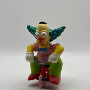 Vintage Krusty the Clown Tricycle Figure The Simpsons 2005 Riding a Bike FRENLY BRICKS - Open 7 Days