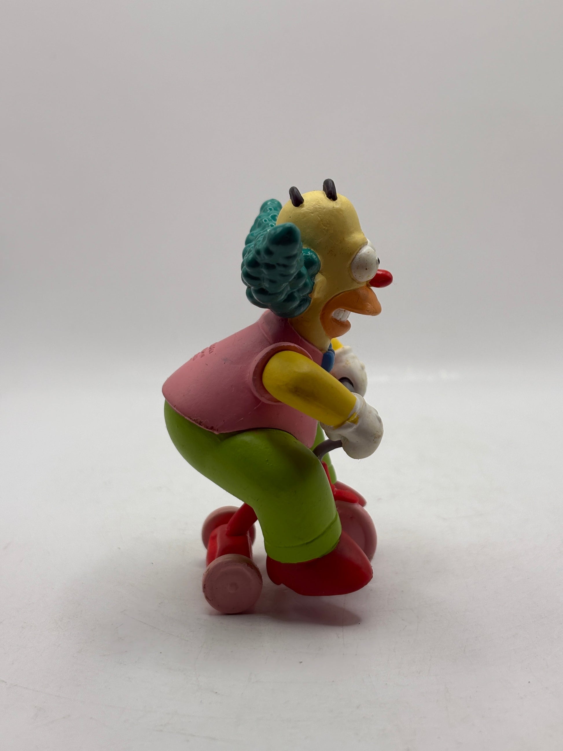 Vintage Krusty the Clown Tricycle Figure The Simpsons 2005 Riding a Bike FRENLY BRICKS - Open 7 Days
