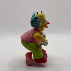 Vintage Krusty the Clown Tricycle Figure The Simpsons 2005 Riding a Bike FRENLY BRICKS - Open 7 Days