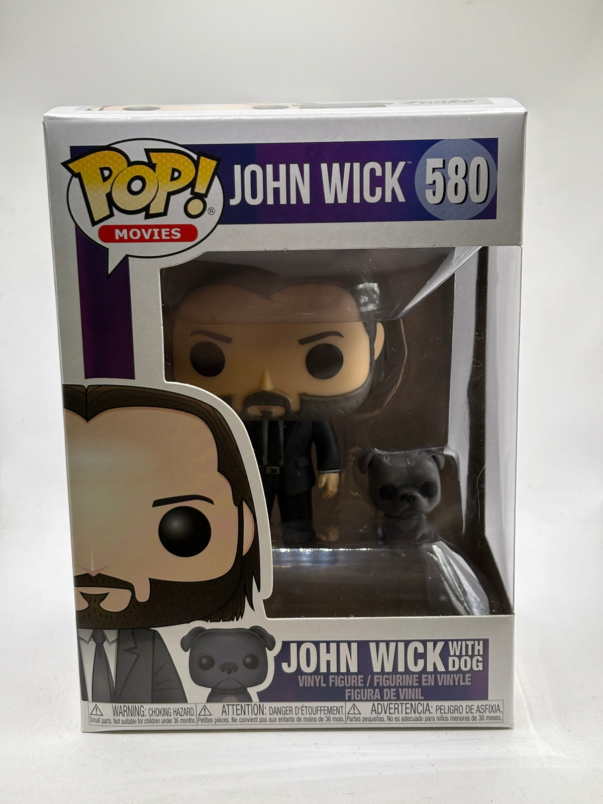 Funko POP! Movies John Wick #580 John Wick with Dog Vinyl Figure image 1