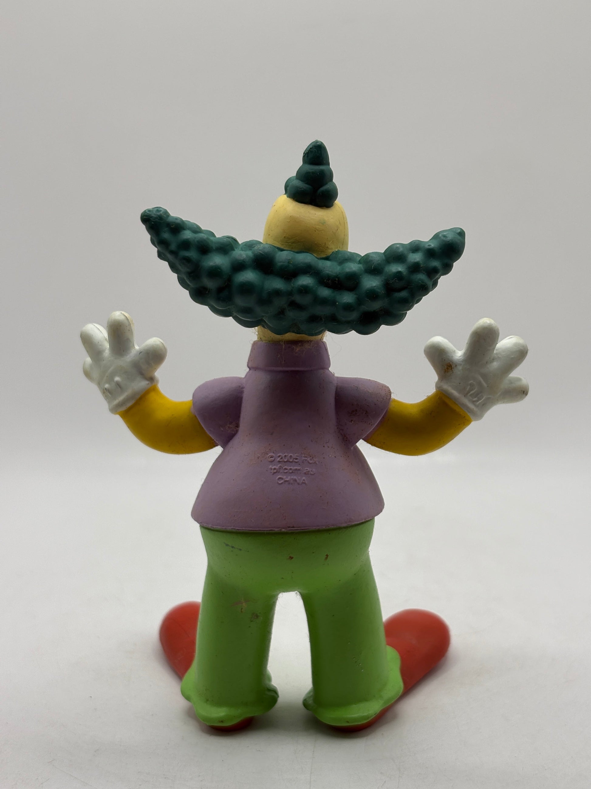 The Simpsons Krusty The Clown Action Figure 2005 TPF Fox 3.5" FRENLY BRICKS - Open 7 Days