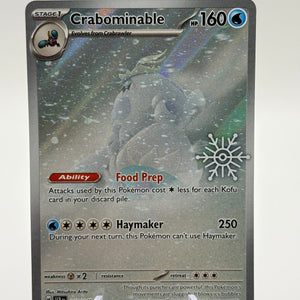Pokemon TCG Stellar Crown Holiday Calendar - Crabominable 149/142 NM FRENLY BRICKS - Open 7 Days
