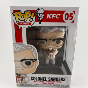 Funko POP Icons KFC Colonel Sanders #05 Exclusive New in Box + Combined Shipping FRENLY BRICKS - Open 7 Days
