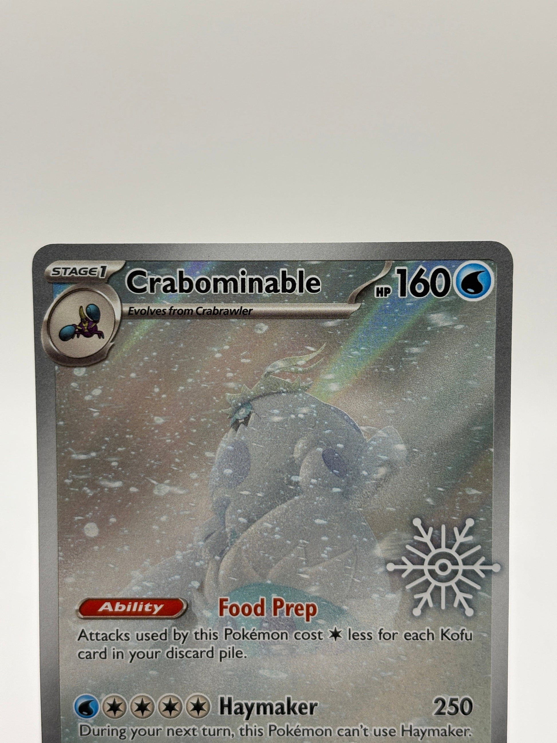 Pokemon TCG Stellar Crown Holiday Calendar - Crabominable 149/142 NM FRENLY BRICKS - Open 7 Days