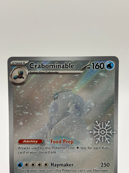 Pokemon TCG Stellar Crown Holiday Calendar - Crabominable 149/142 NM FRENLY BRICKS - Open 7 Days