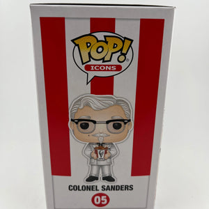 Funko POP Icons KFC Colonel Sanders #05 Exclusive New in Box + Combined Shipping FRENLY BRICKS - Open 7 Days