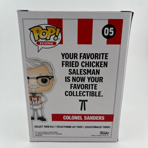 Funko POP Icons KFC Colonel Sanders #05 Exclusive New in Box + Combined Shipping FRENLY BRICKS - Open 7 Days