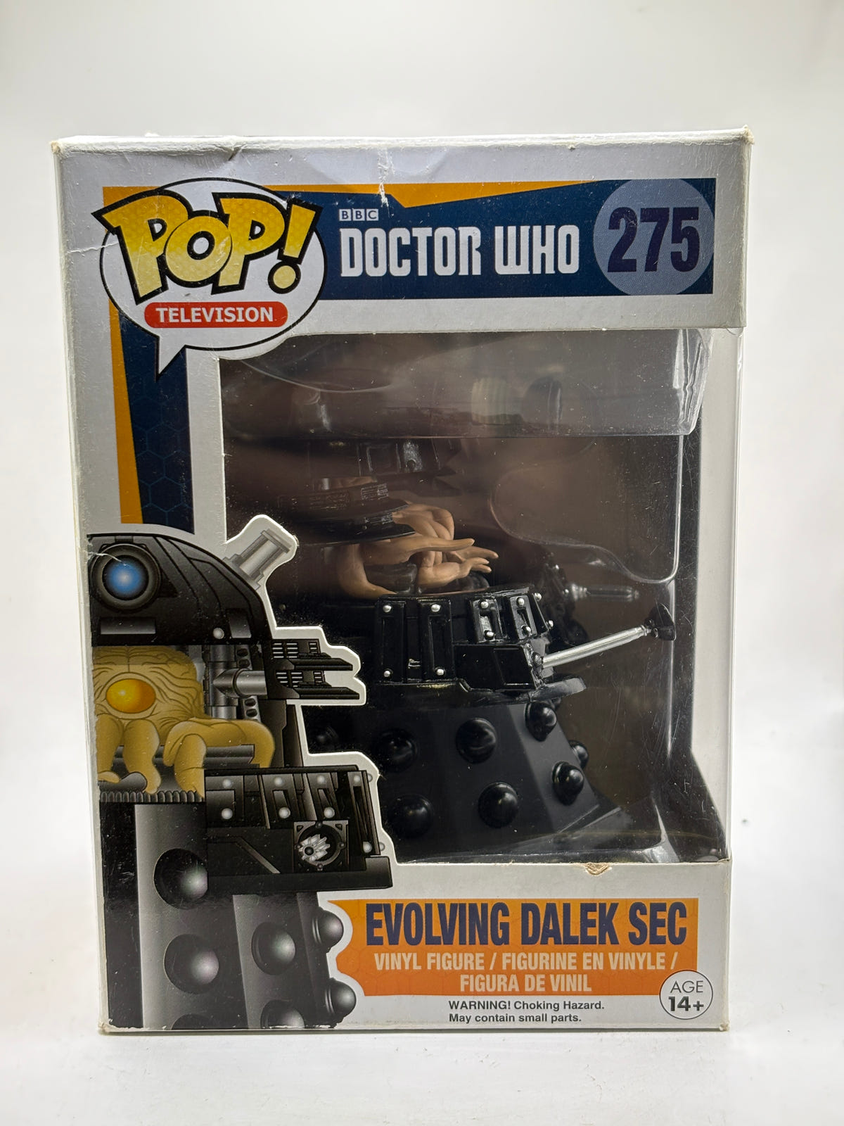 Funko POP! Television Doctor Who #275 Evolving Dalek Sec Vinyl Figure Box DMG image 1
