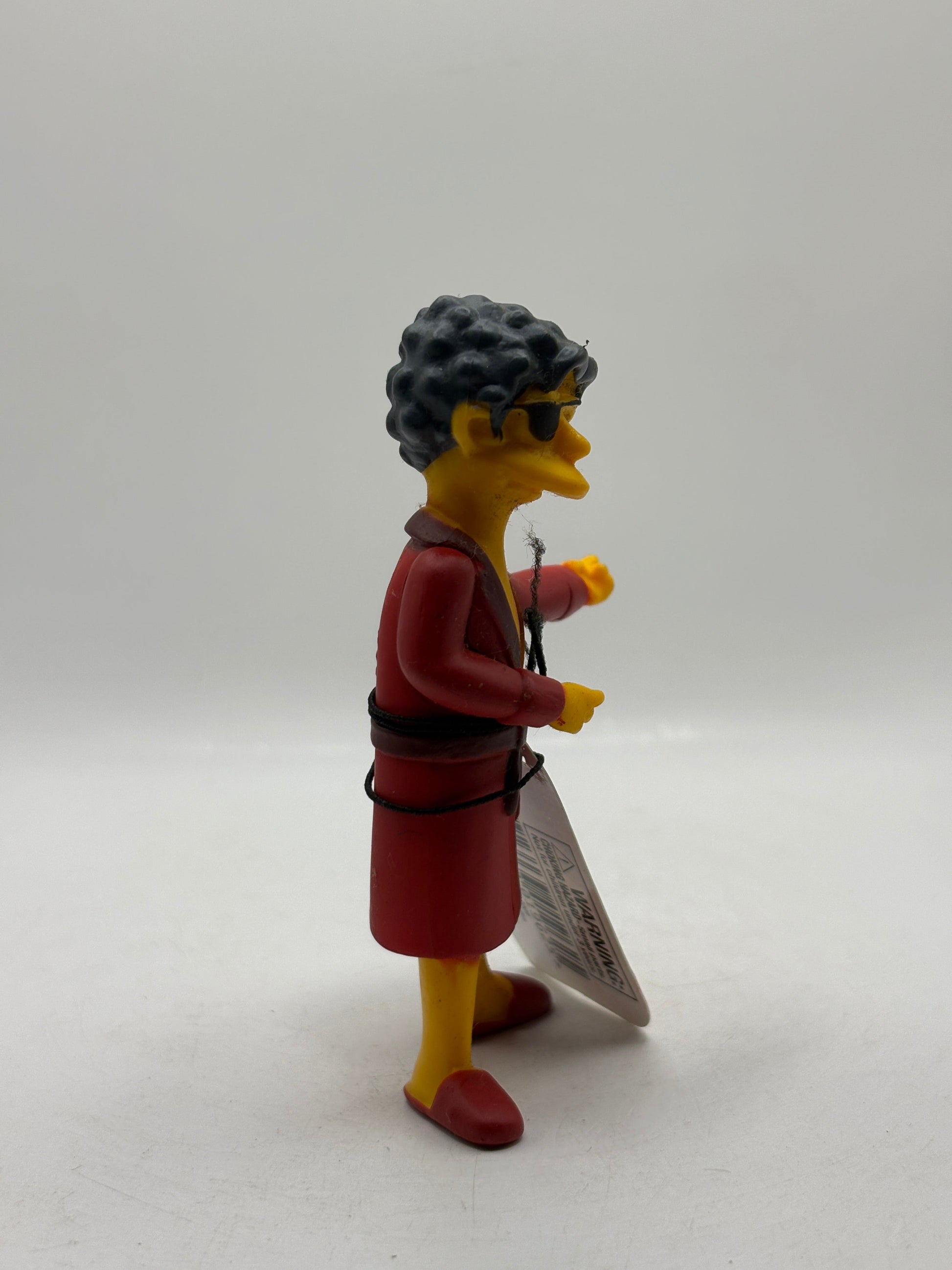 The Simpsons Figure (2009) - Handsome Moe with Tag FRENLY BRICKS - Open 7 Days