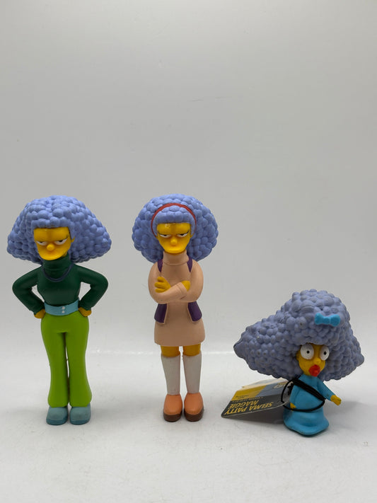 The Simpsons 2005/2005 Selma, Patty & Selma Patty Maggie Figures Lot FRENLY BRICKS - Open 7 Days