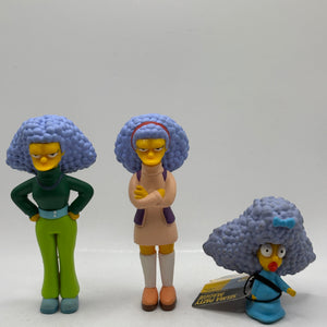 The Simpsons 2005/2005 Selma, Patty & Selma Patty Maggie Figures Lot FRENLY BRICKS - Open 7 Days