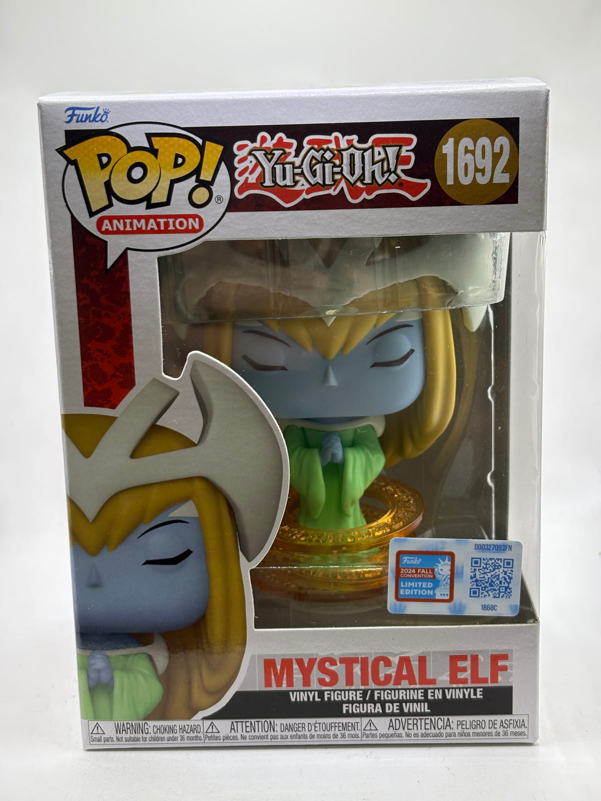 Funko POP! Animation Yu-Gi-Oh! #1692 Mystical Elf 2024 Fall Limited Edition image 1