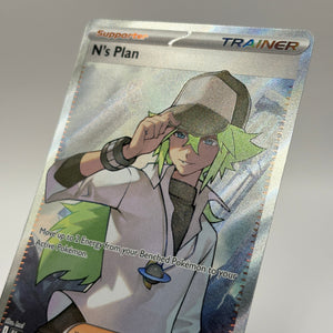 Pokemon TCG Black Bolt - N’s Plan 163/086 Ultra Rare Full Art Trainer NM FRENLY BRICKS - Open 7 Days