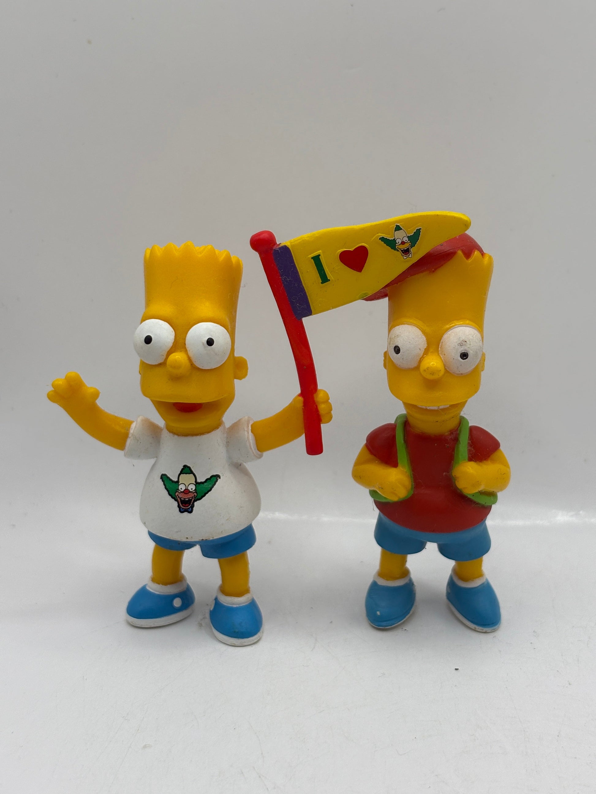 The Simpsons 2005/2006 Bart Simpson Action Figure Lot x 4 FRENLY BRICKS - Open 7 Days