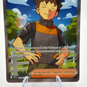 Pokemon TCG Journey Together - Brock’s Scouting 179/159 Full Art Trainer NM FRENLY BRICKS - Open 7 Days