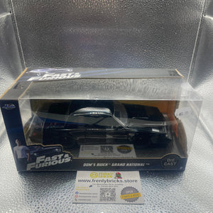 Jada Fast & Furious Dom’s Buick Grand National Black 99539 Diecast Model FRENLY BRICKS - Open 7 Days
