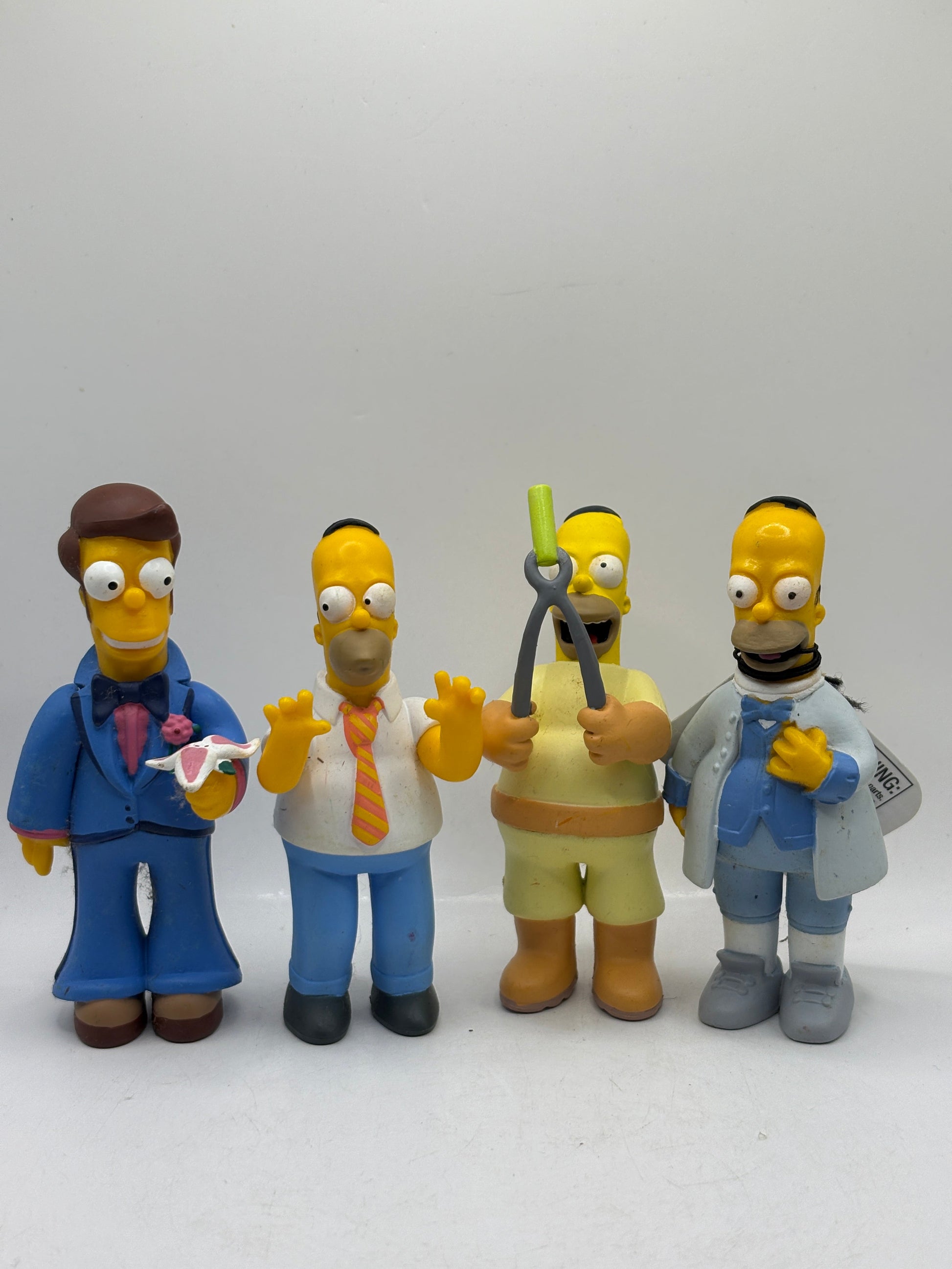 The Simpsons 2005/2006 Homer & Marge Figure Lot - Young Homer  & More FRENLY BRICKS - Open 7 Days