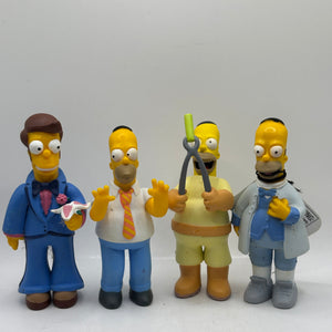 The Simpsons 2005/2006 Homer & Marge Figure Lot - Young Homer  & More FRENLY BRICKS - Open 7 Days