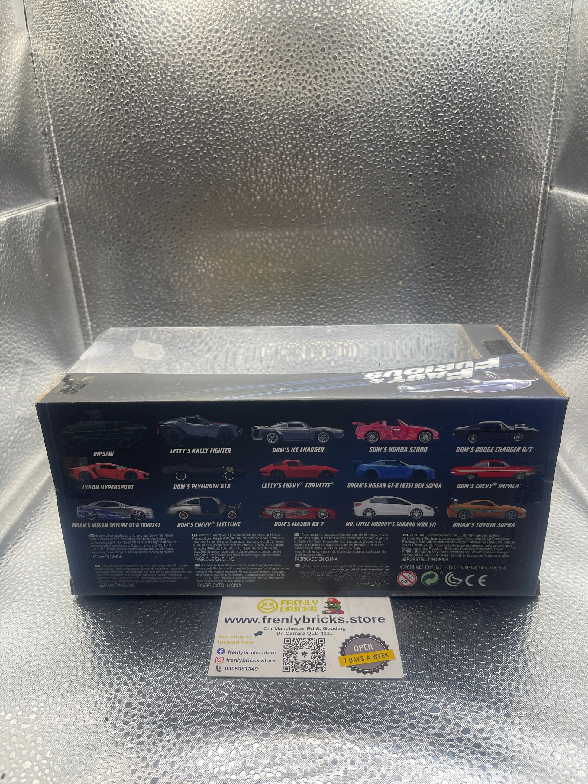 Jada Fast & Furious Dom’s Buick Grand National Black 99539 Diecast Model FRENLY BRICKS - Open 7 Days
