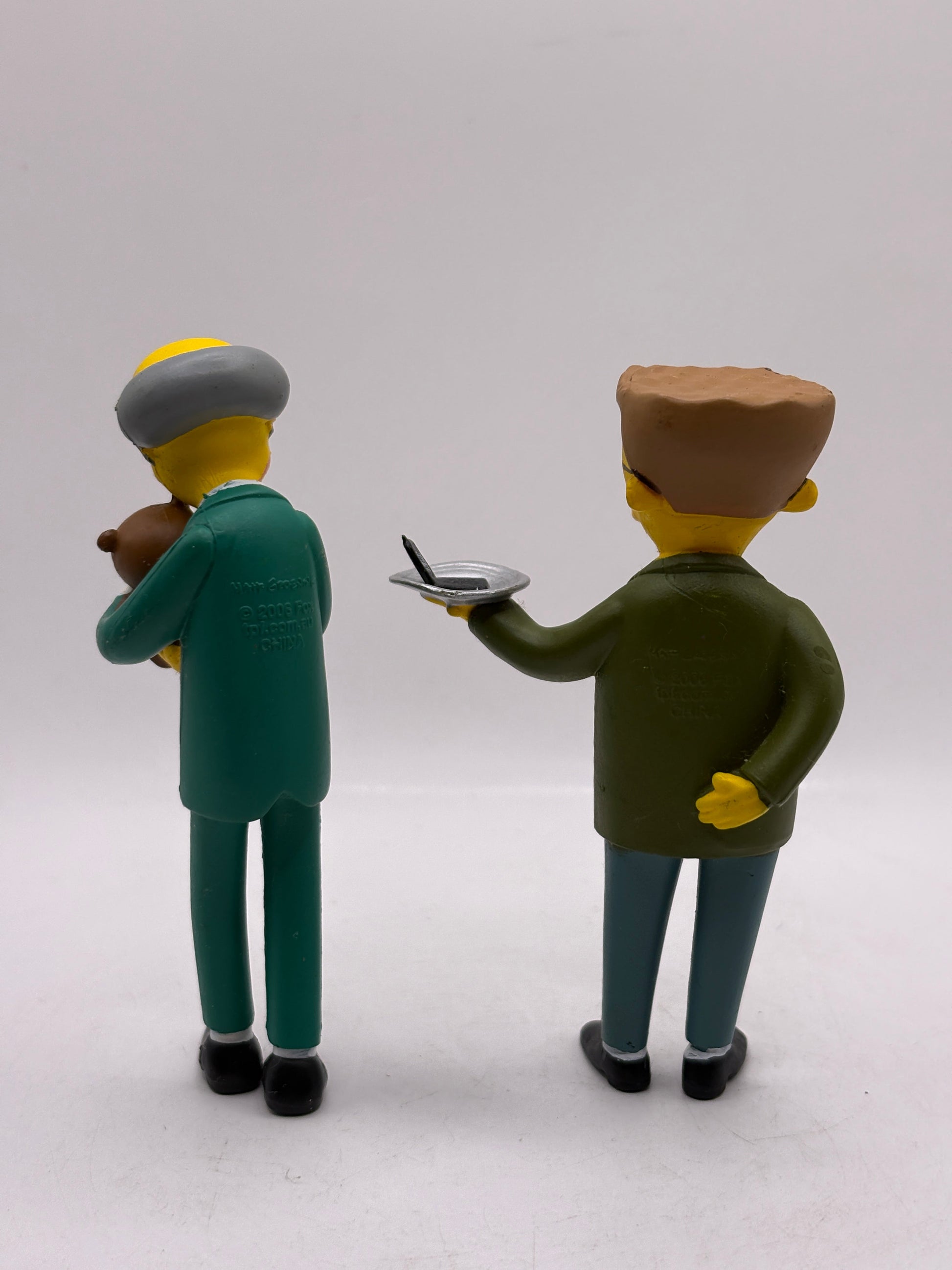 Mr Burns & Smithers - The Simpsons Greetings From Springfield Figures Rare 2007 FRENLY BRICKS - Open 7 Days