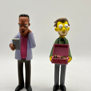 The Simpsons 2006 Lenny & Karl Action Figures Lot FRENLY BRICKS - Open 7 Days
